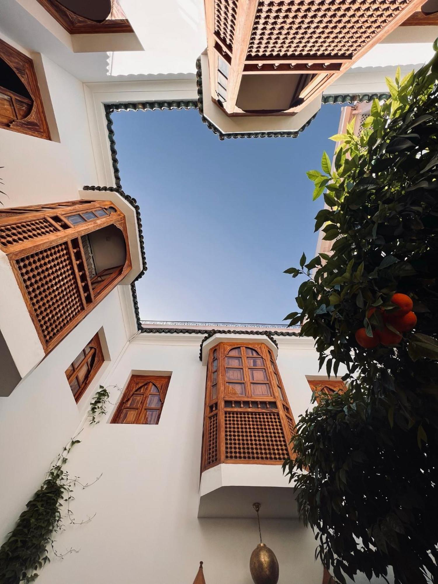 Riad Prive Sadaka Bassin Rooftop Marrakesh Exterior foto