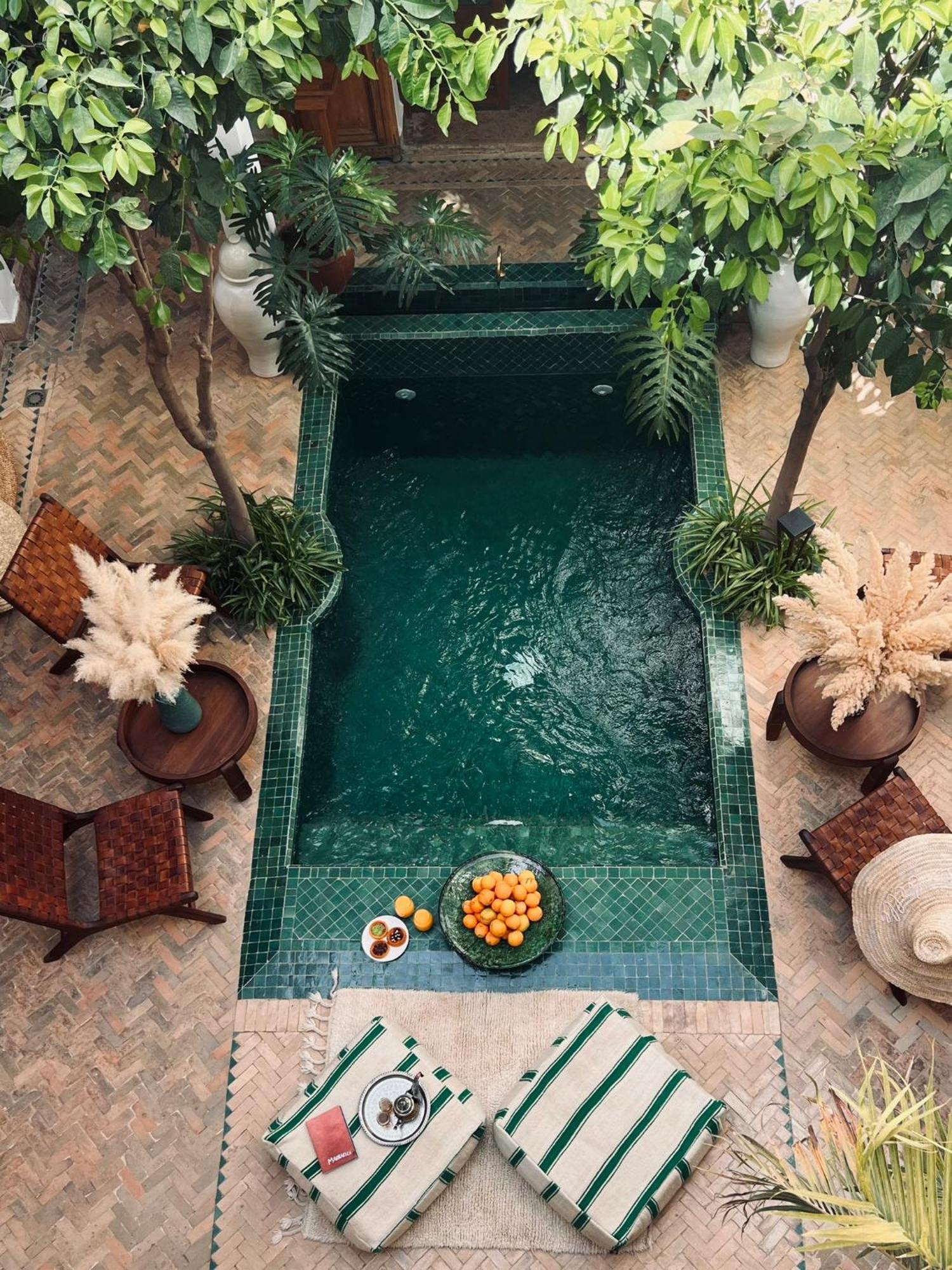 Riad Prive Sadaka Bassin Rooftop Marrakesh Exterior foto